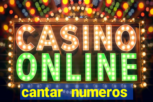 cantar numeros bingo online